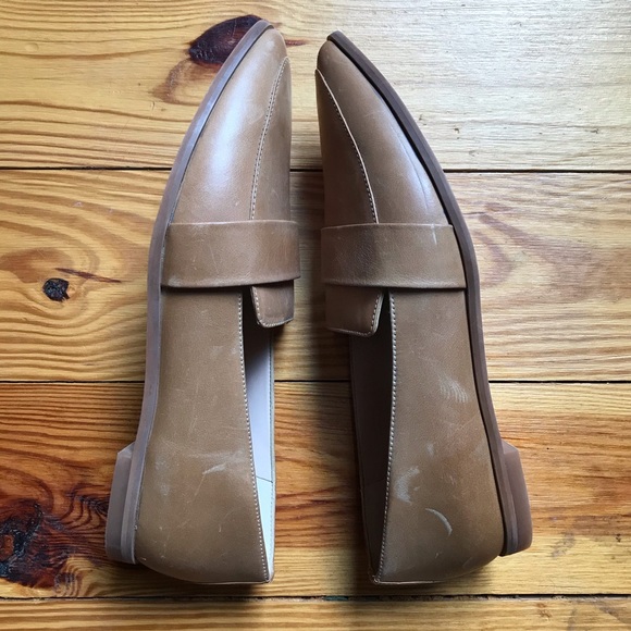 Dr. Scholl’s Beige Leather Pointed Toe Loafers, EUC, 10M - Picture 7 of 9